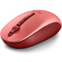 NGS Fog Dual Ratón Ergonómico Inalámbrico Rojo